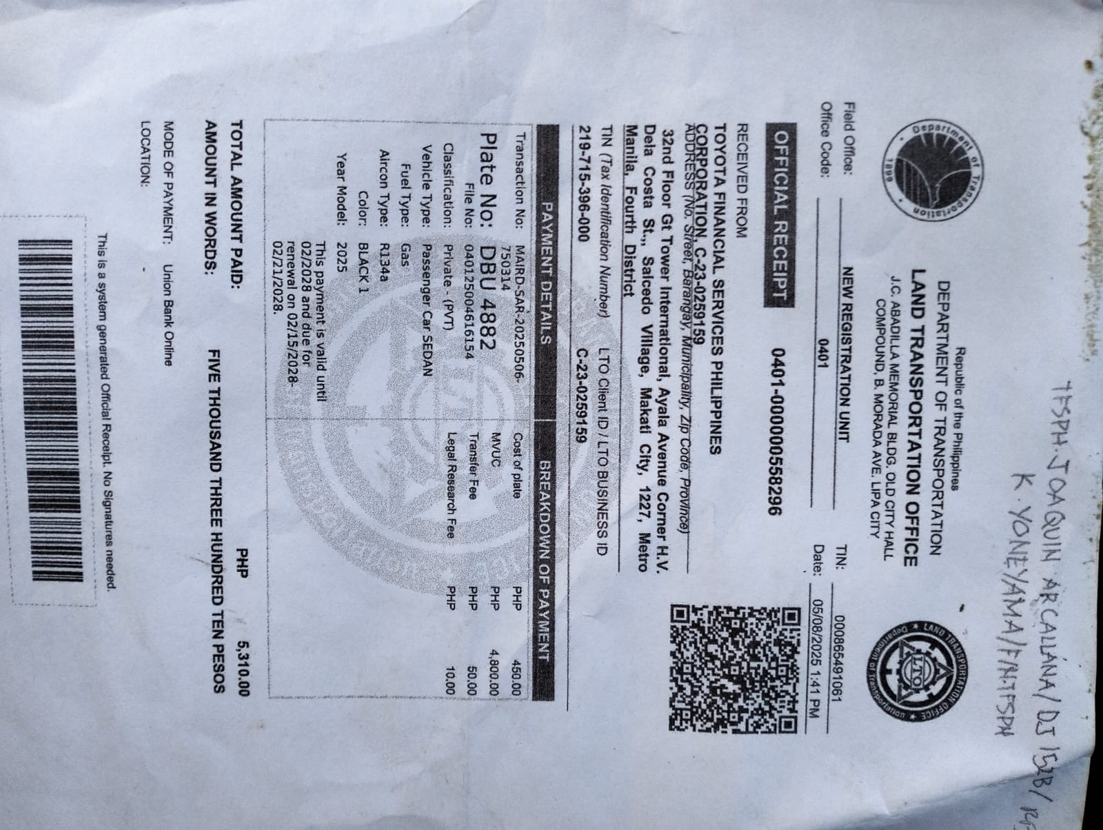 2025 Toyota Vios XLE CVT Sedan for sale in Parañaque (DBU4882) – photo 11