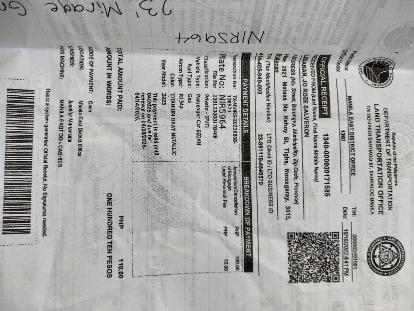 2023 Mitsubishi Mirage G4 GLX AT Sedan for sale in Parañaque (NIR5964) – photo 33